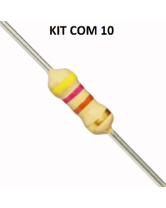 KIT Com 10 Resistor 270 ohm 1/4W