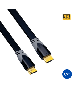 Cabo HDMI 1.4 2.0 3D 4K 3m Conector Dourado