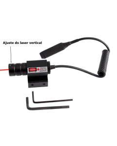 Mira Laser Para Pistola e Carabina Com Remote - Trilho de 11mm e 20mm