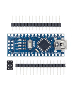 Placa Arduino Nano Com Conector V3 Pino Não Soldado - ATmega328