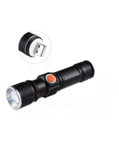 Lanterna Tatica de Mao com Carregamento USB