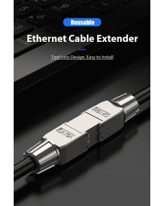 Emenda Adaptador Rj45 Cat5 Cat6 Cat6a Blindada Industrial