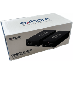 Extensor Hdmi Com Rj45 Ate 60 Metros Cat5e Ou Cat6 Full Hd