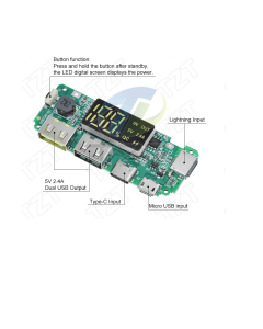 Módulo Carregador Bateria Lítio Com Display 5v 4a