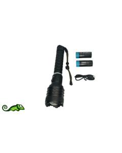  Lanterna Tatica de Mao com Carregamento USB - Ecooda P160 - Super Forte