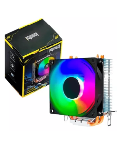 Cooler Para Processador Universal Rgb Formato Torre 2 Fan