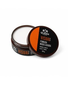 Pomada Modeladora Queen Visual 150g Efeito Teia Boa Fixação