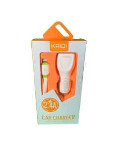Carregador Celular Veicular Iphone - KAIDI 2 USB KD-603 1