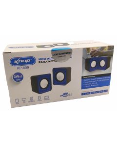 Caixa De Som Para Pc Computador E Notebook Som Acustico - Preto