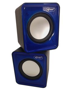 Caixa De Som Para Pc Computador E Notebook Som Acustico - Azul