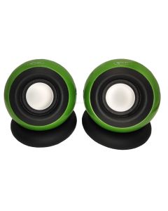 Caixa De Som Para Pc Computador e Notebook Som Acustico 5W KP-601 - Verde