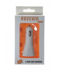 Carregador celular veicular Feitun 2 USB AH-0029 1