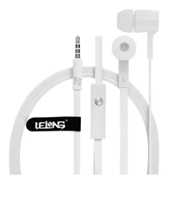 Fone de Ouvido Antiruido com Microfone Lelong Branco