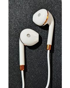 Fone De Ouvido In-ear P2 Com Microfone Sem Ruído - Dourado